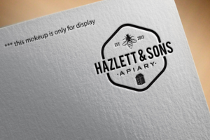 Hazlett & Sons Apiary | Logo Design by Ochieng