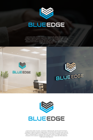 Blue Edge | Logo Design by untung bertubi-tubi