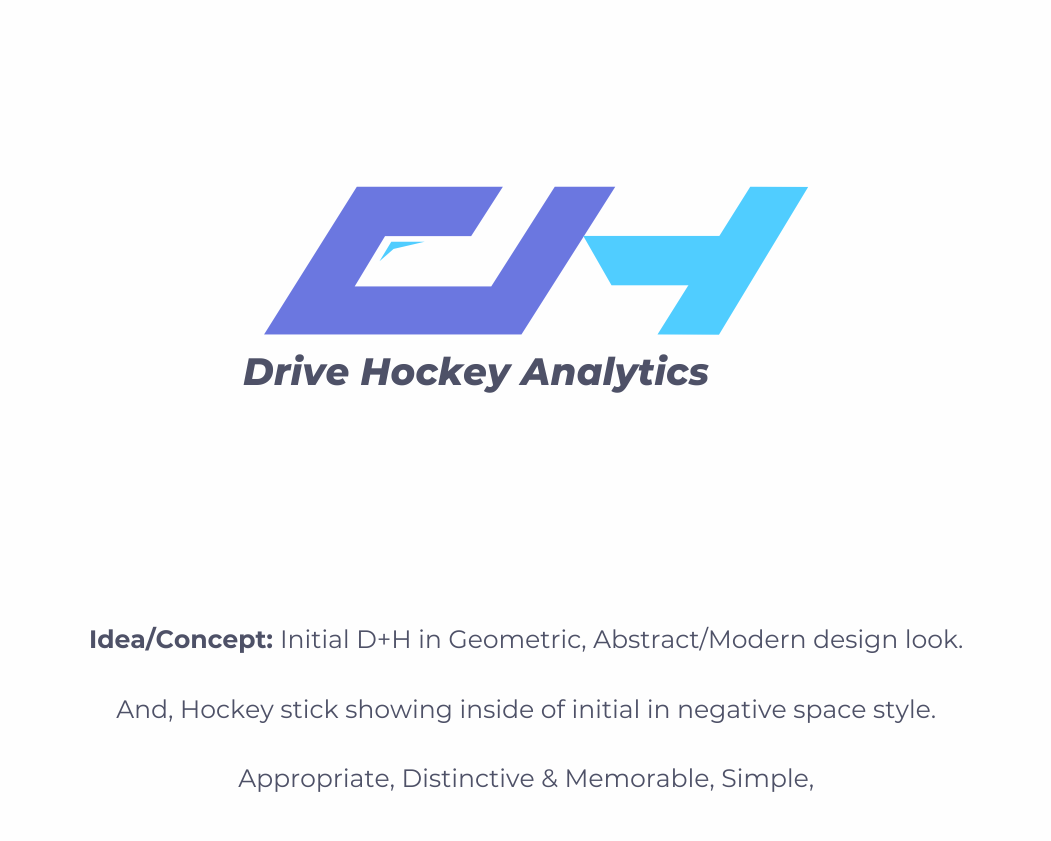 Logo Design by Master's Logo for Drive Hockey Analytics, Inc. | Design #25242355