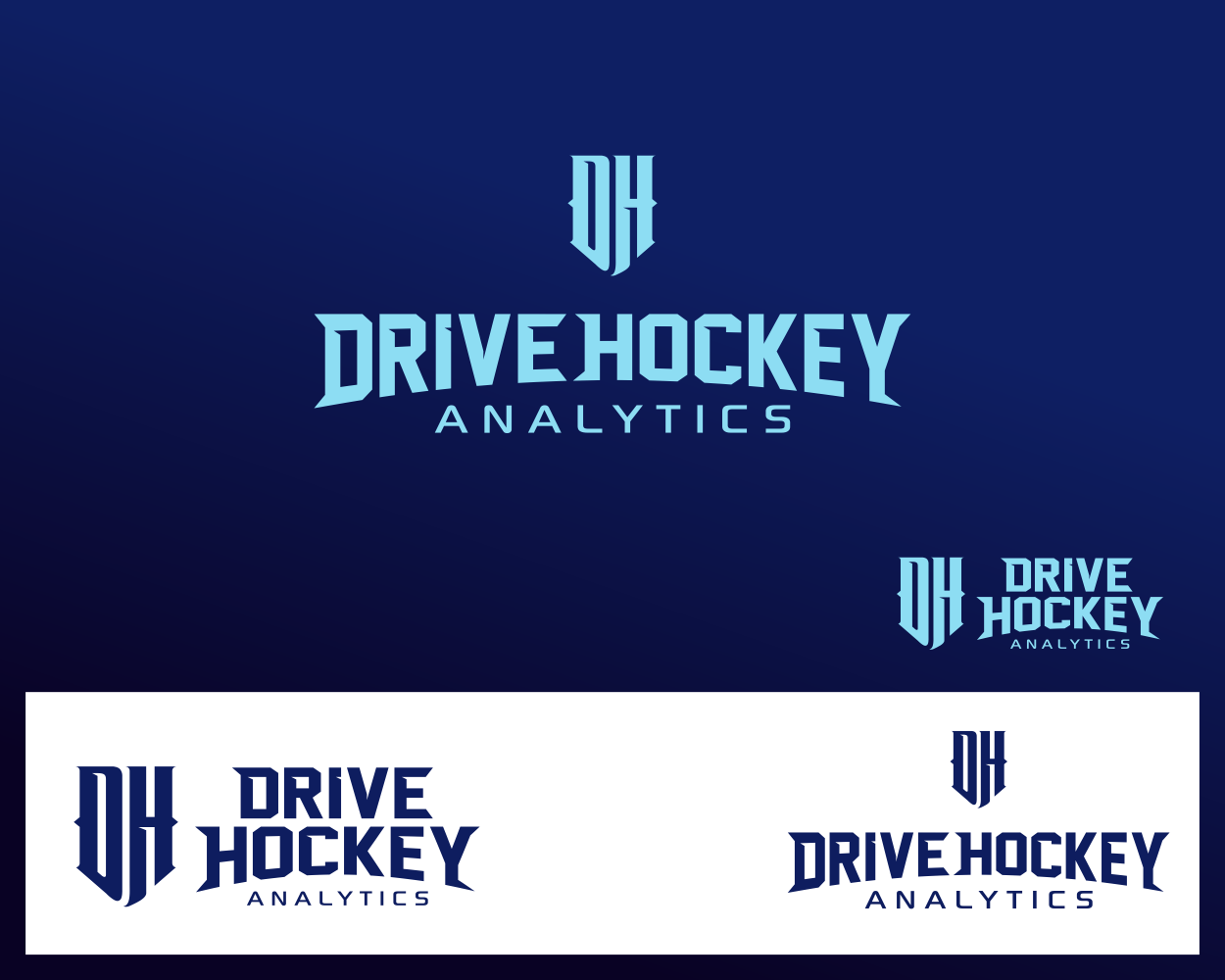 Logo Design by alpino for Drive Hockey Analytics, Inc. | Design #25242942