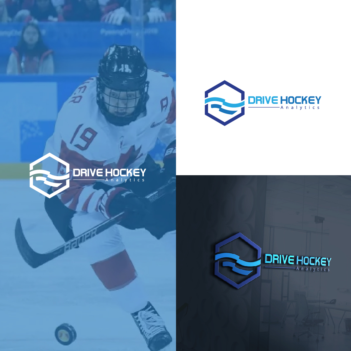 Logo Design by Deziners Zone for Drive Hockey Analytics, Inc. | Design #25234842