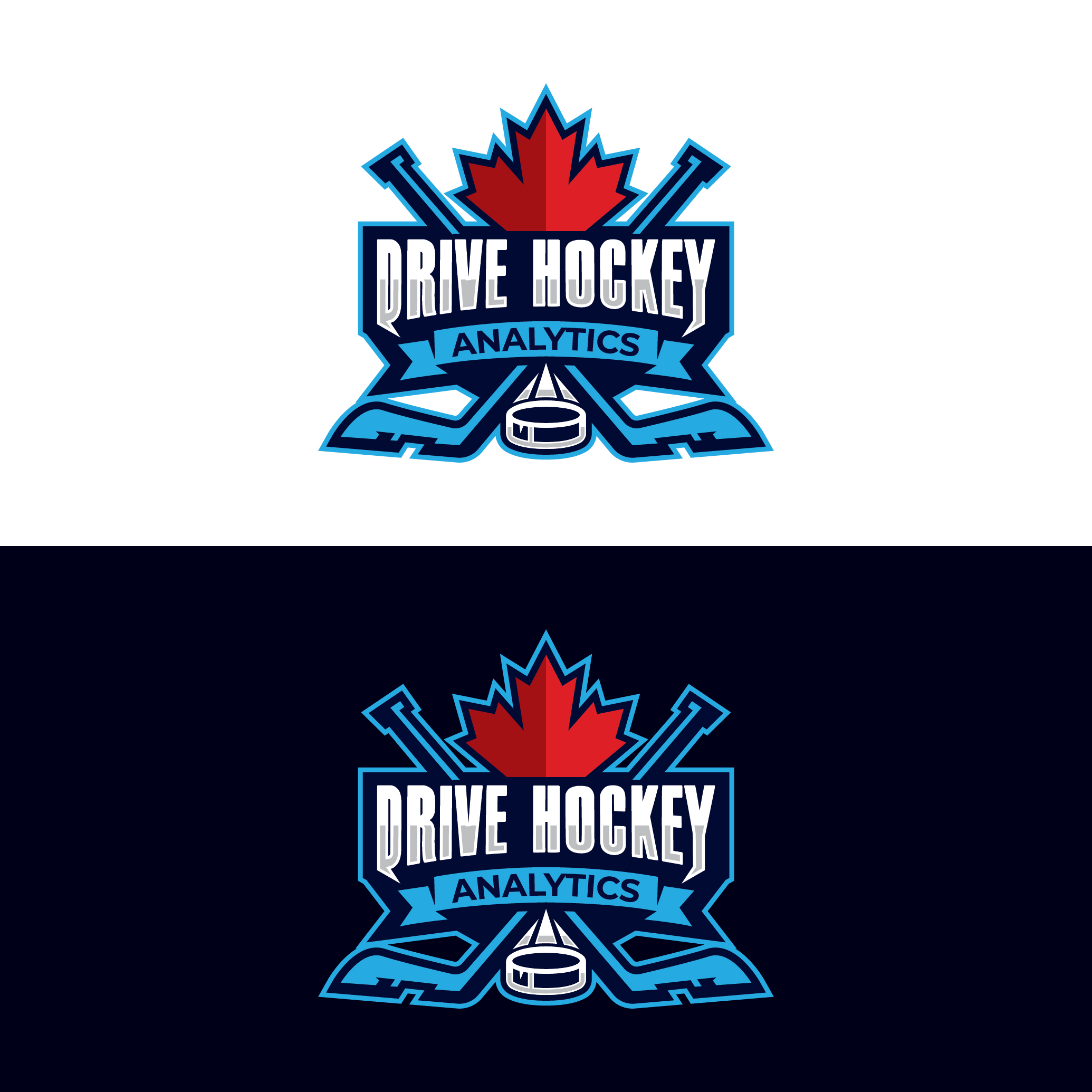 Logo Design by GraphicTec for Drive Hockey Analytics, Inc. | Design #25263090