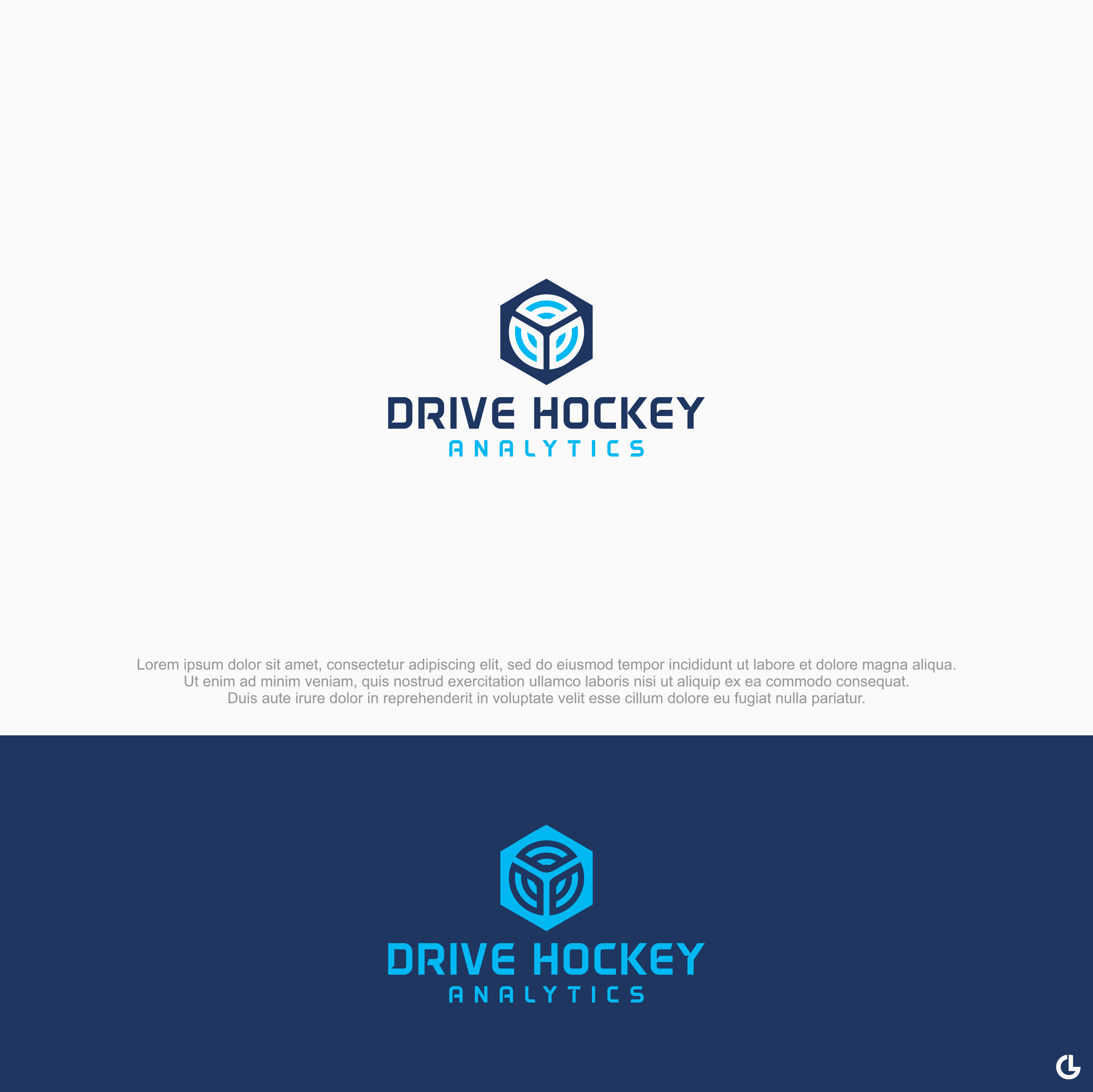 Logo Design by R!CKY for Drive Hockey Analytics, Inc. | Design #25263187