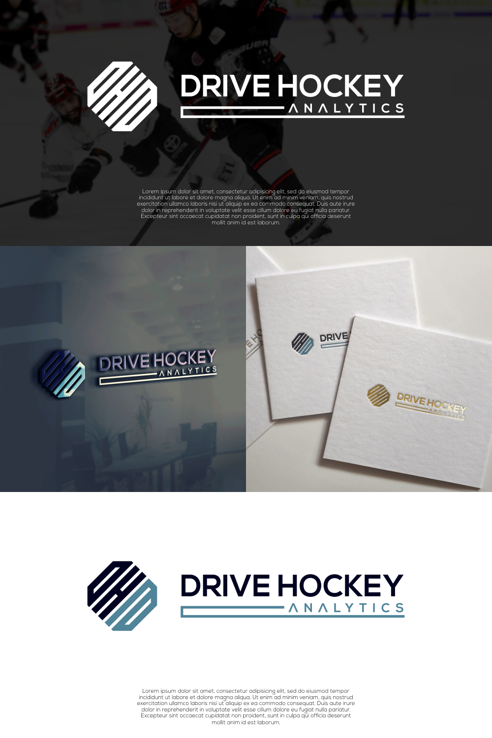 Logo Design by untung bertubi-tubi for Drive Hockey Analytics, Inc. | Design #25228538