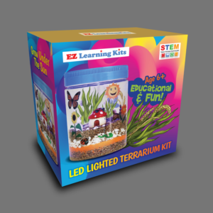 Packaging Box for LED Lighted Terrarium Kit | Packaging Design by Emmanuel Creations