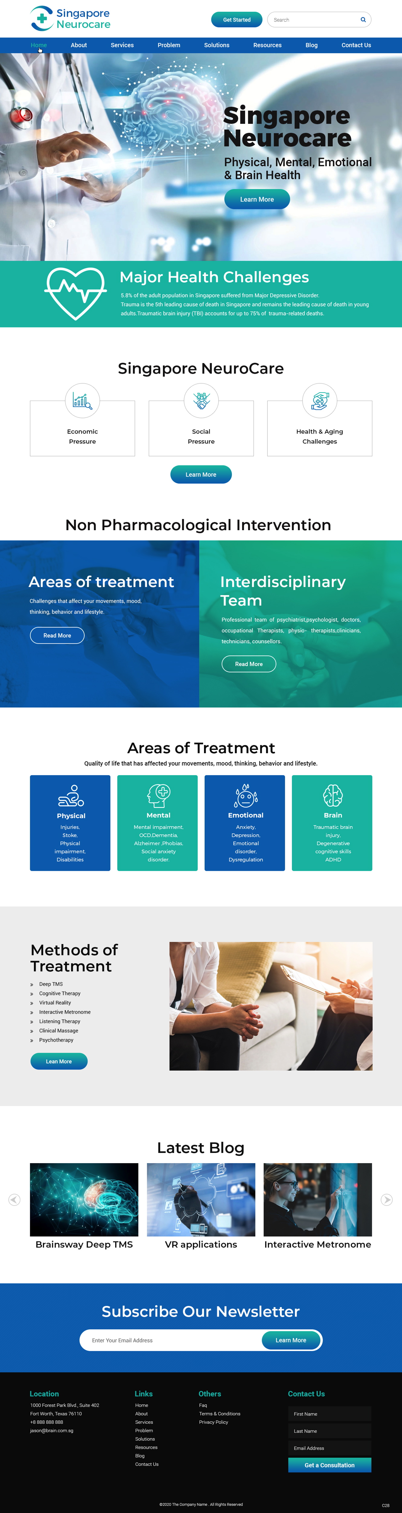 Web Design by pb for Singapore Brain Development Centre | Design #25240278