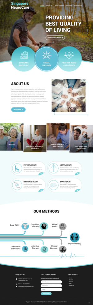 Web Design by pb for Singapore Brain Development Centre | Design: #25240280
