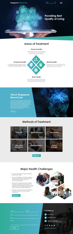 Web Design by pb for Singapore Brain Development Centre | Design: #25240281