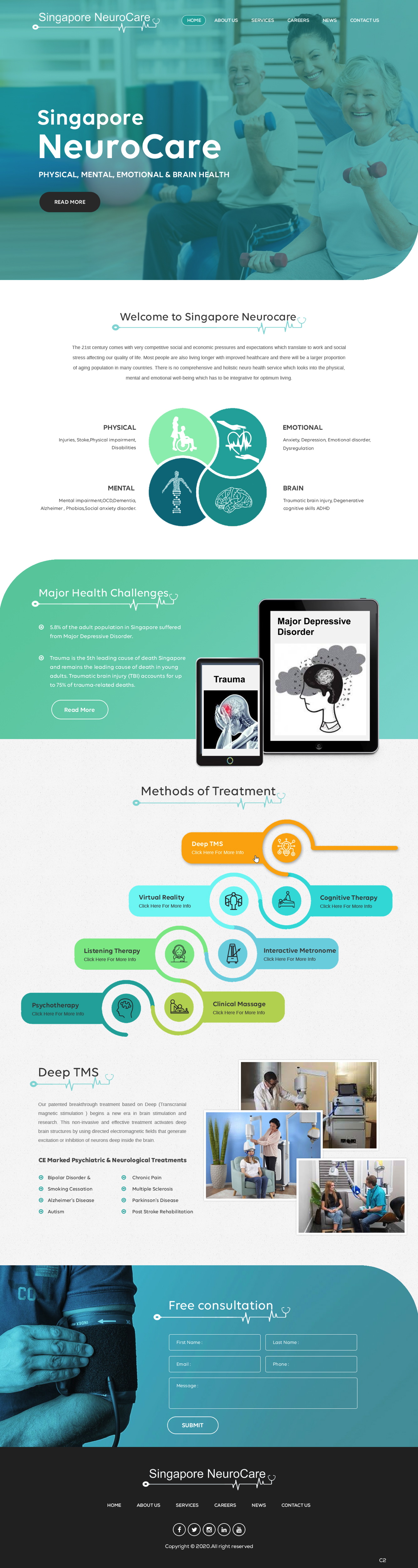 Web Design by pb for Singapore Brain Development Centre | Design #25240282