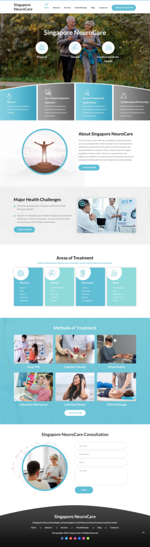 Web Design by pb for Singapore Brain Development Centre | Design: #25240285