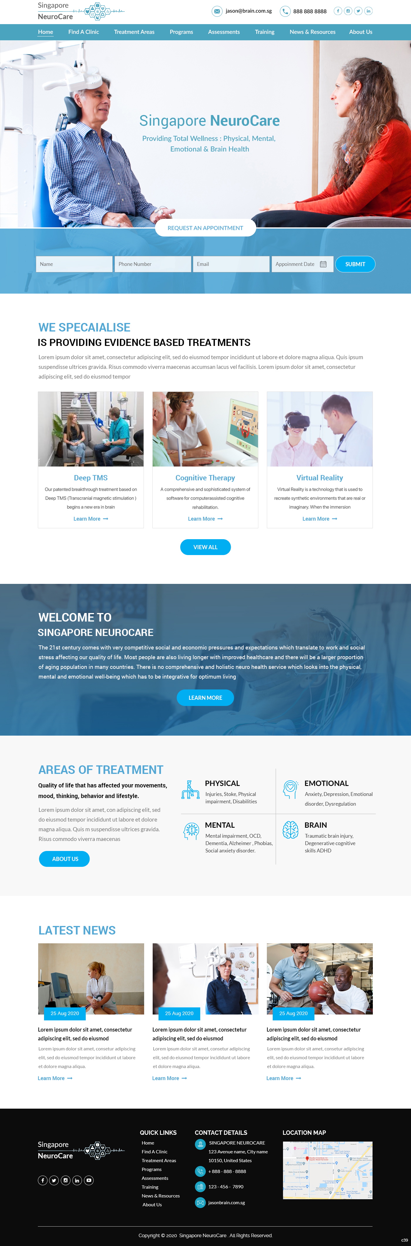 Web Design par pb pour Singapore Brain Development Centre | Design #25240286