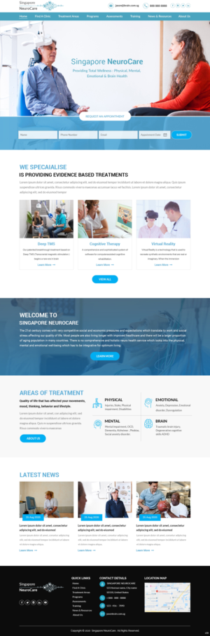 Web Design by pb for Singapore Brain Development Centre | Design: #25240286