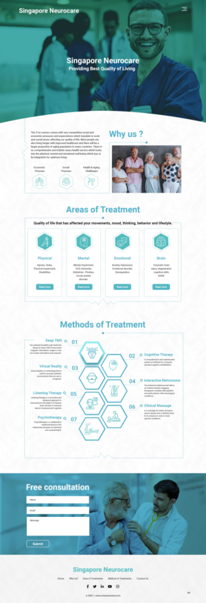 Web Design by pb for Singapore Brain Development Centre | Design: #25240287