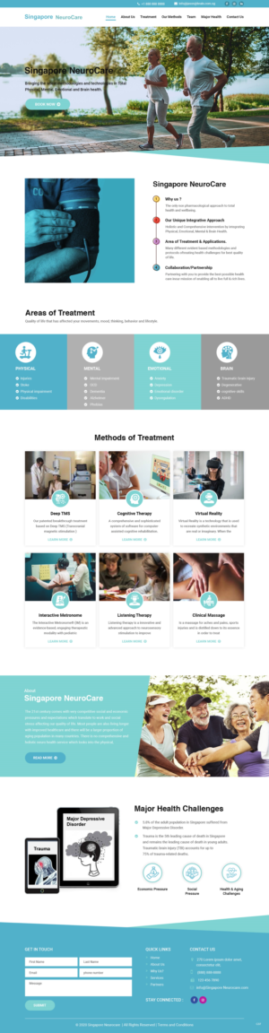Web Design by pb for Singapore Brain Development Centre | Design: #25240288