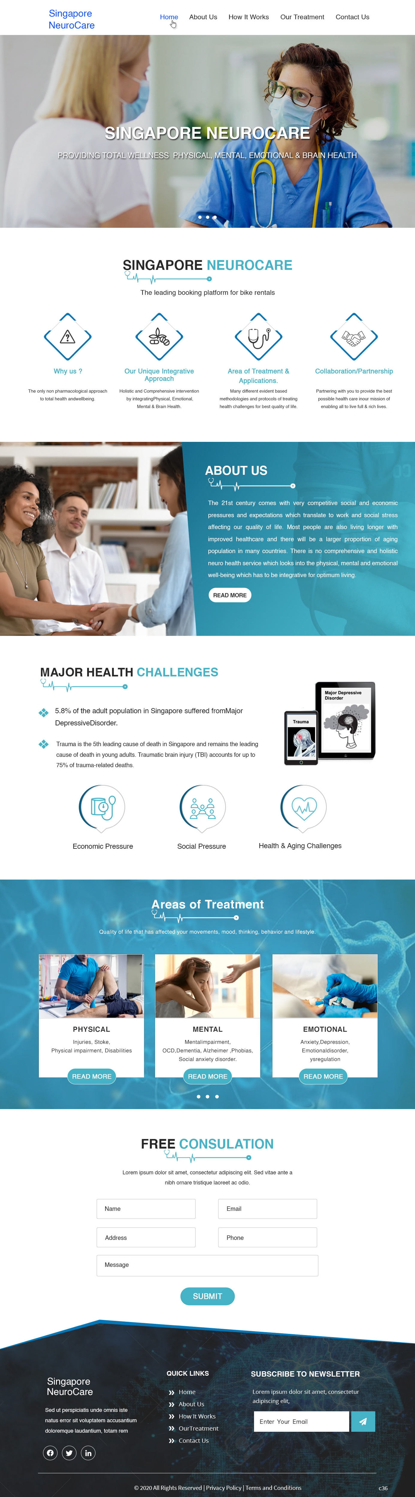 Web Design by pb for Singapore Brain Development Centre | Design #25240289