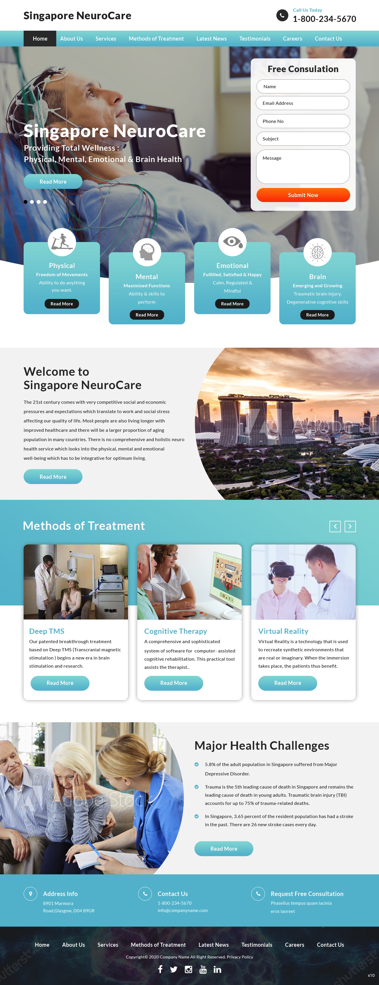 Web Design by pb for Singapore Brain Development Centre | Design #25240293