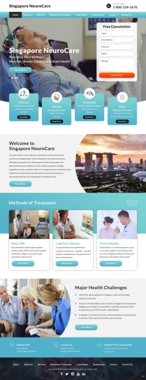 Web Design by pb for Singapore Brain Development Centre | Design: #25240293