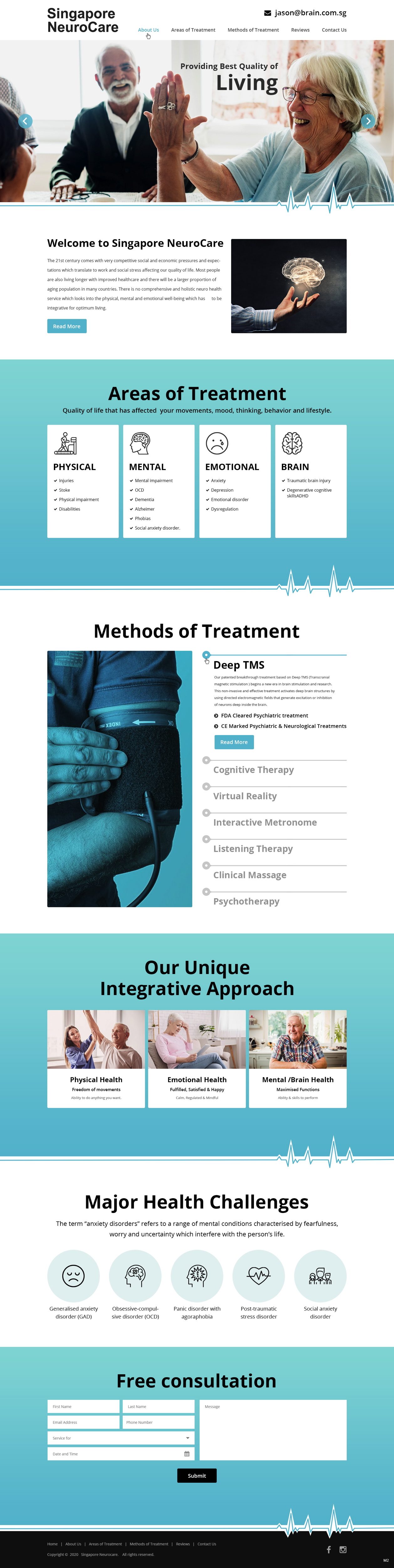 Web Design by pb for Singapore Brain Development Centre | Design #25240294