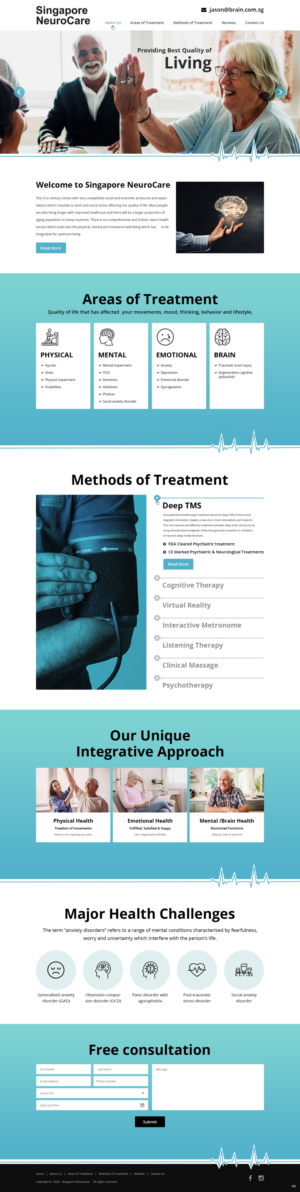 Web Design by pb for Singapore Brain Development Centre | Design: #25240294