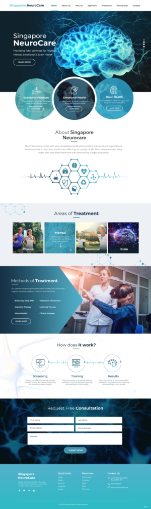 Web Design by pb for Singapore Brain Development Centre | Design: #25242655