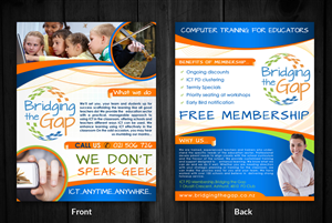 Flyer Design by ESolz Technologies for Bridging the Gap | Design #3033732