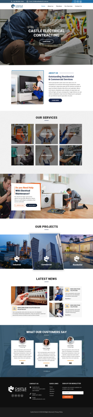 Wordpress Design by pb for this project | Design: #25240264