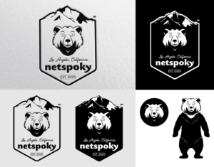 Los Angeles California netspoky EST. 2020 | Logo Design by ammar_ed