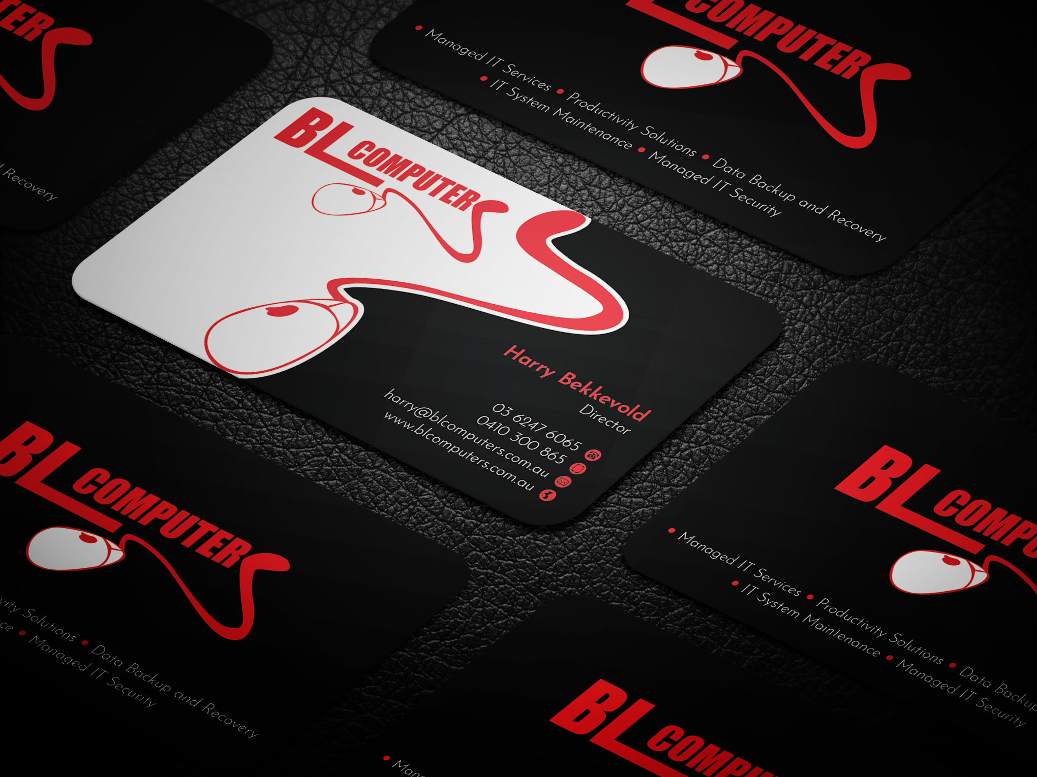 Diseño de Tarjeta de Presentación por WebixBD para BL Computers | Diseño #25264610