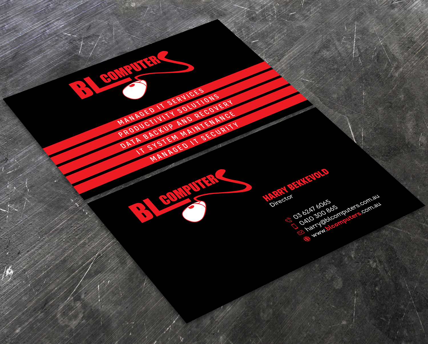 Business Card Design by Verified artistry (Design garden) for BL Computers | Design #25237632