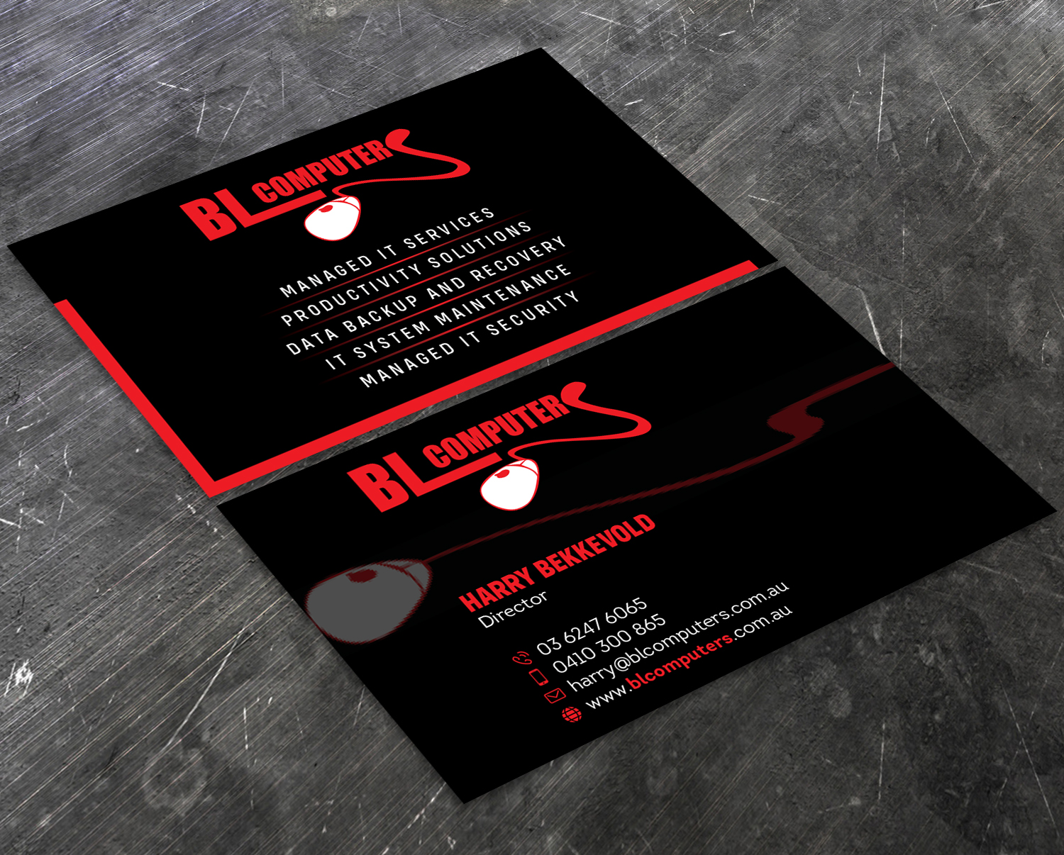 Business Card Design by Verified artistry (Design garden) for BL Computers | Design #25237640