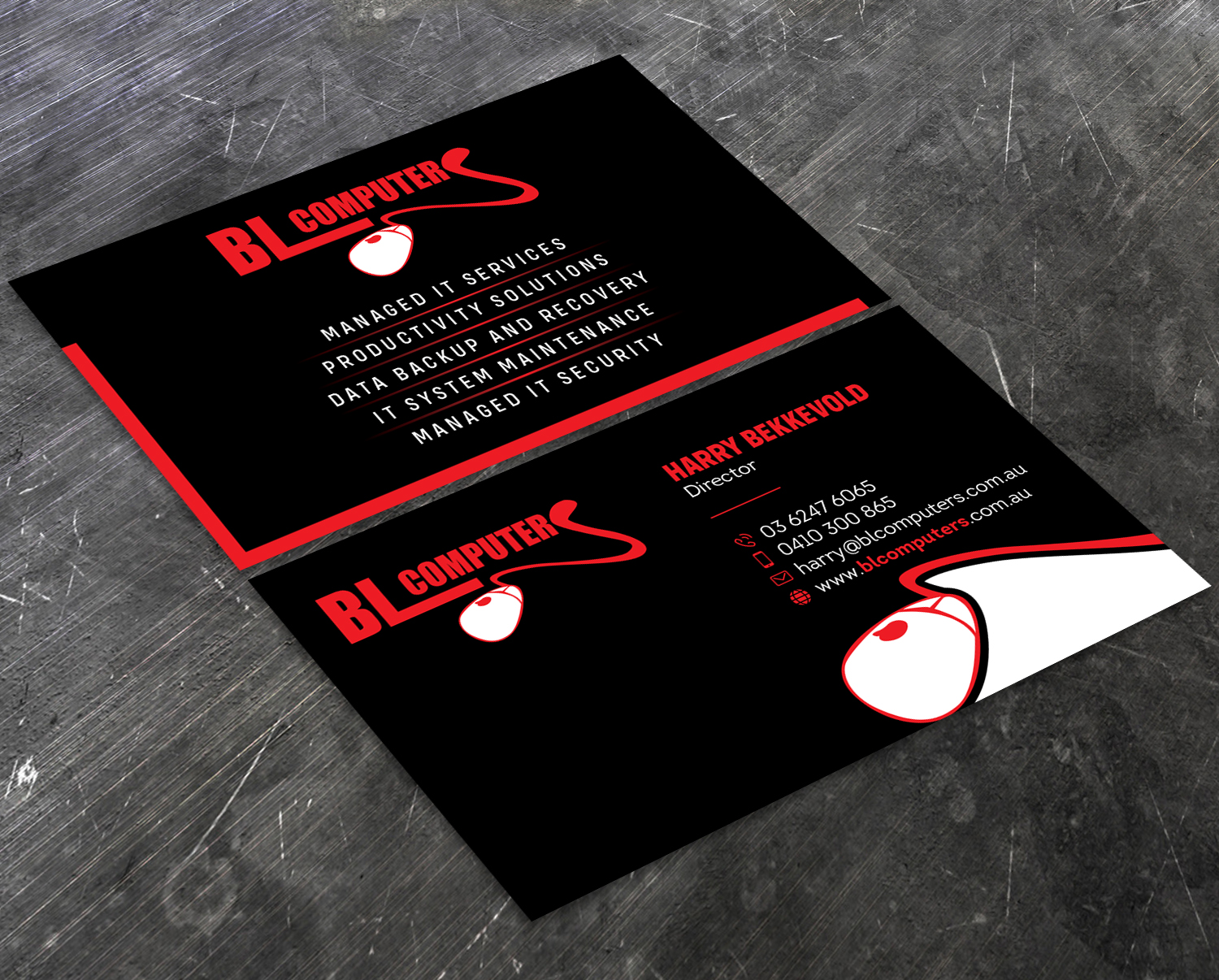 Business Card Design by Verified artistry (Design garden) for BL Computers | Design #25237644