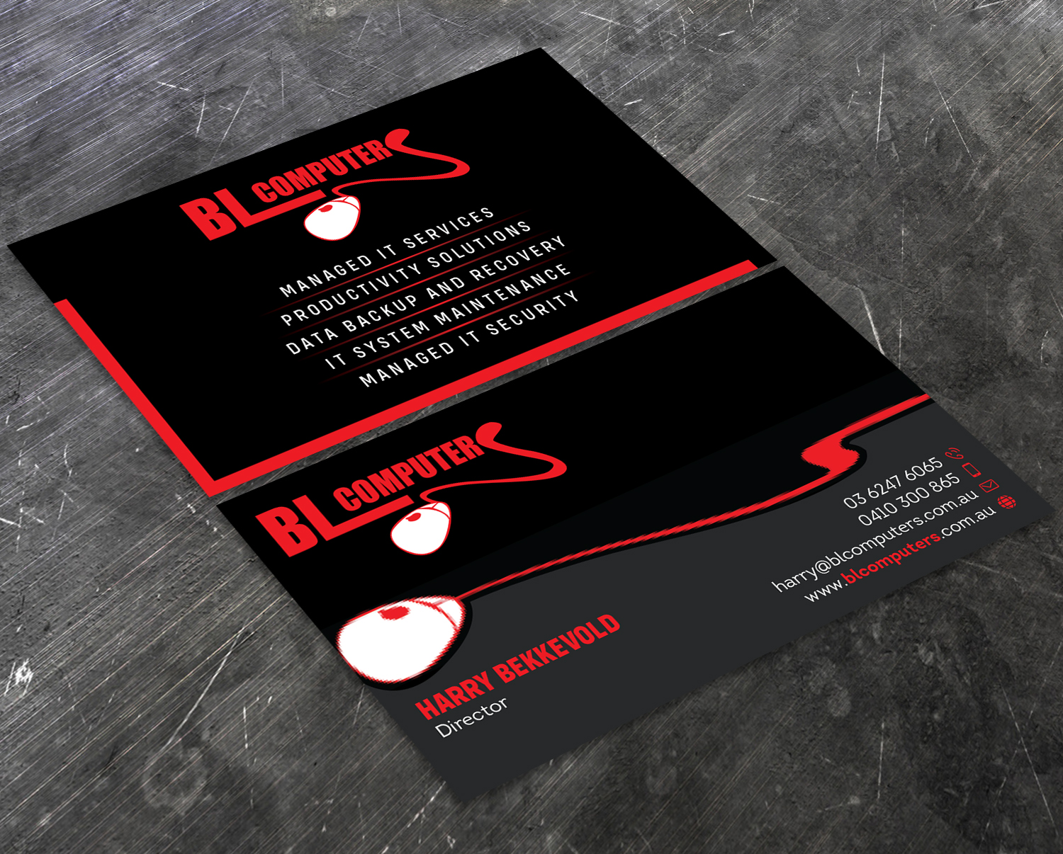 Business Card Design by Verified artistry (Design garden) for BL Computers | Design #25237645