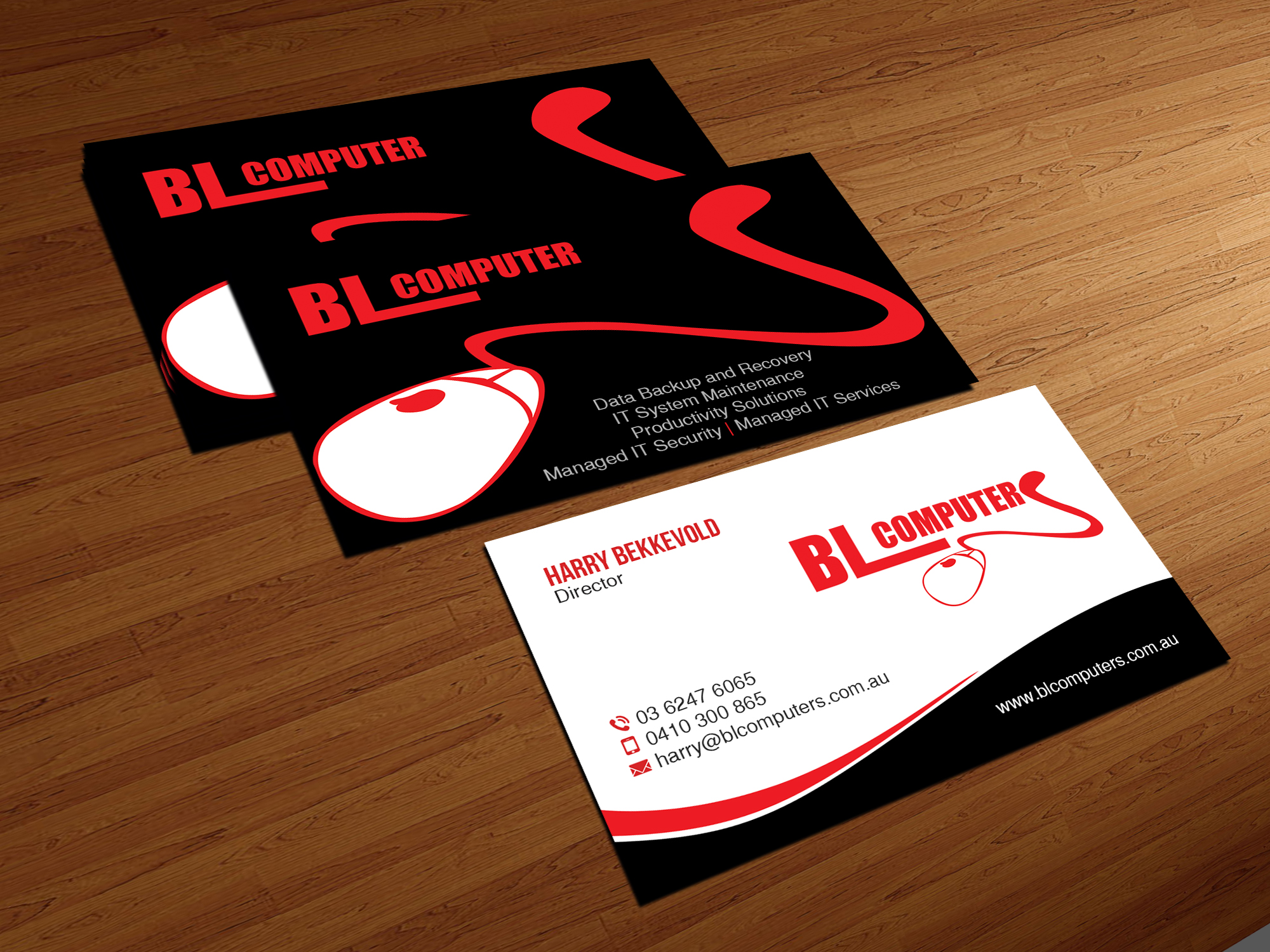 Business Card Design by Creations Box 2015 for BL Computers | Design #25241018
