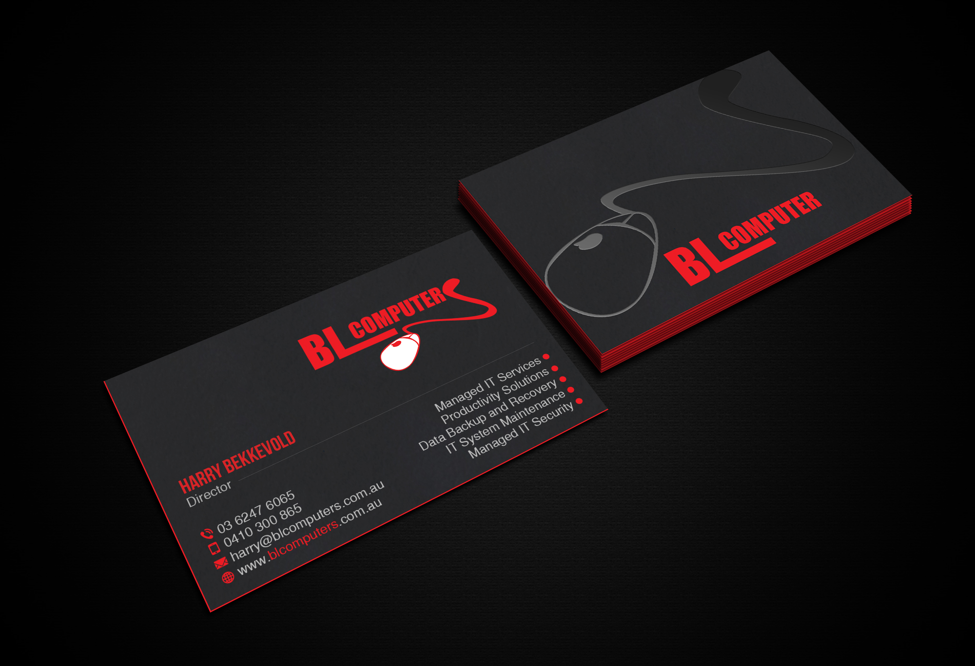 Business Card Design by Creations Box 2015 for BL Computers | Design #25241022