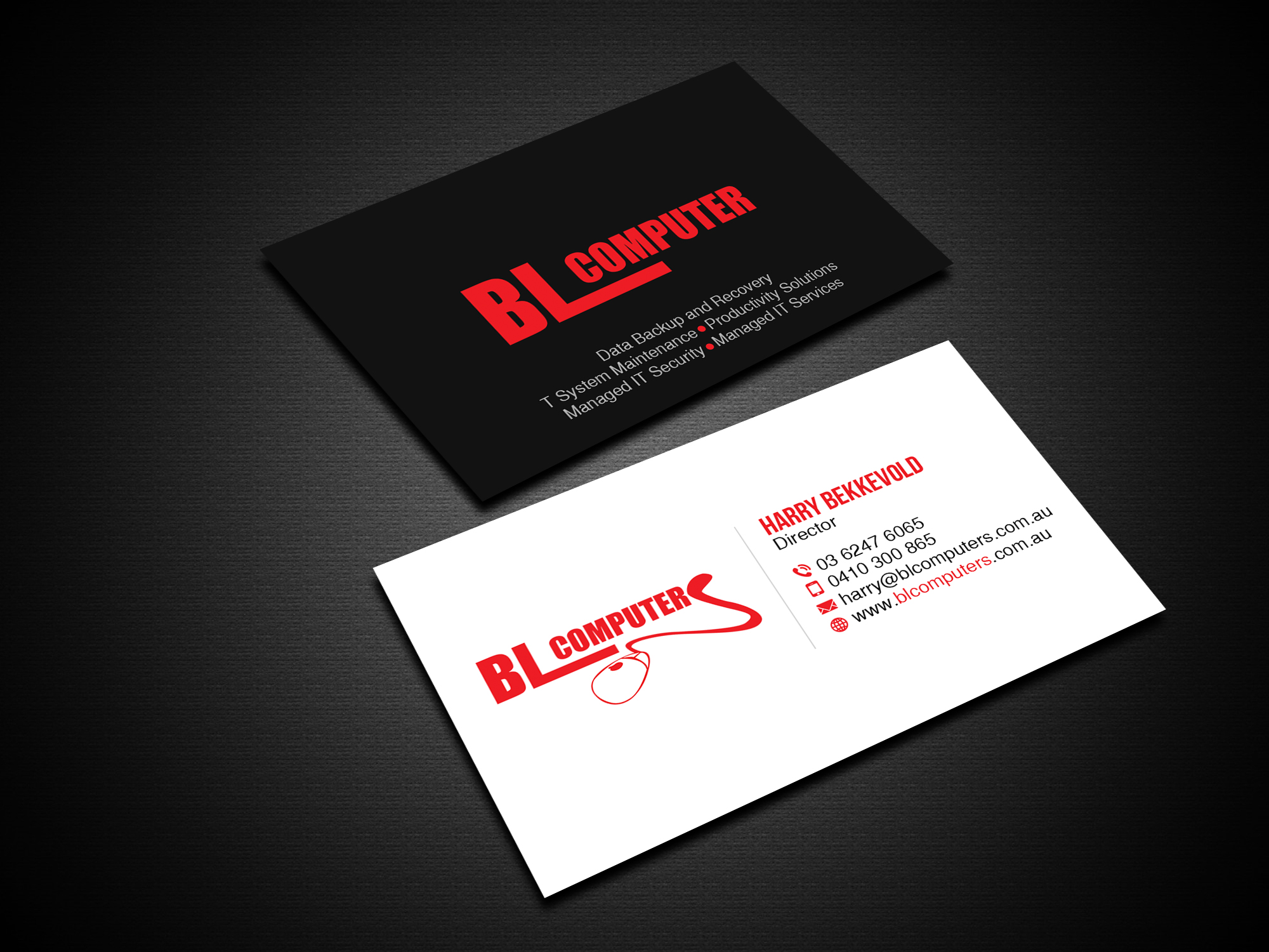 Diseño de Tarjeta de Presentación por Creations Box 2015 para BL Computers | Diseño #25241026
