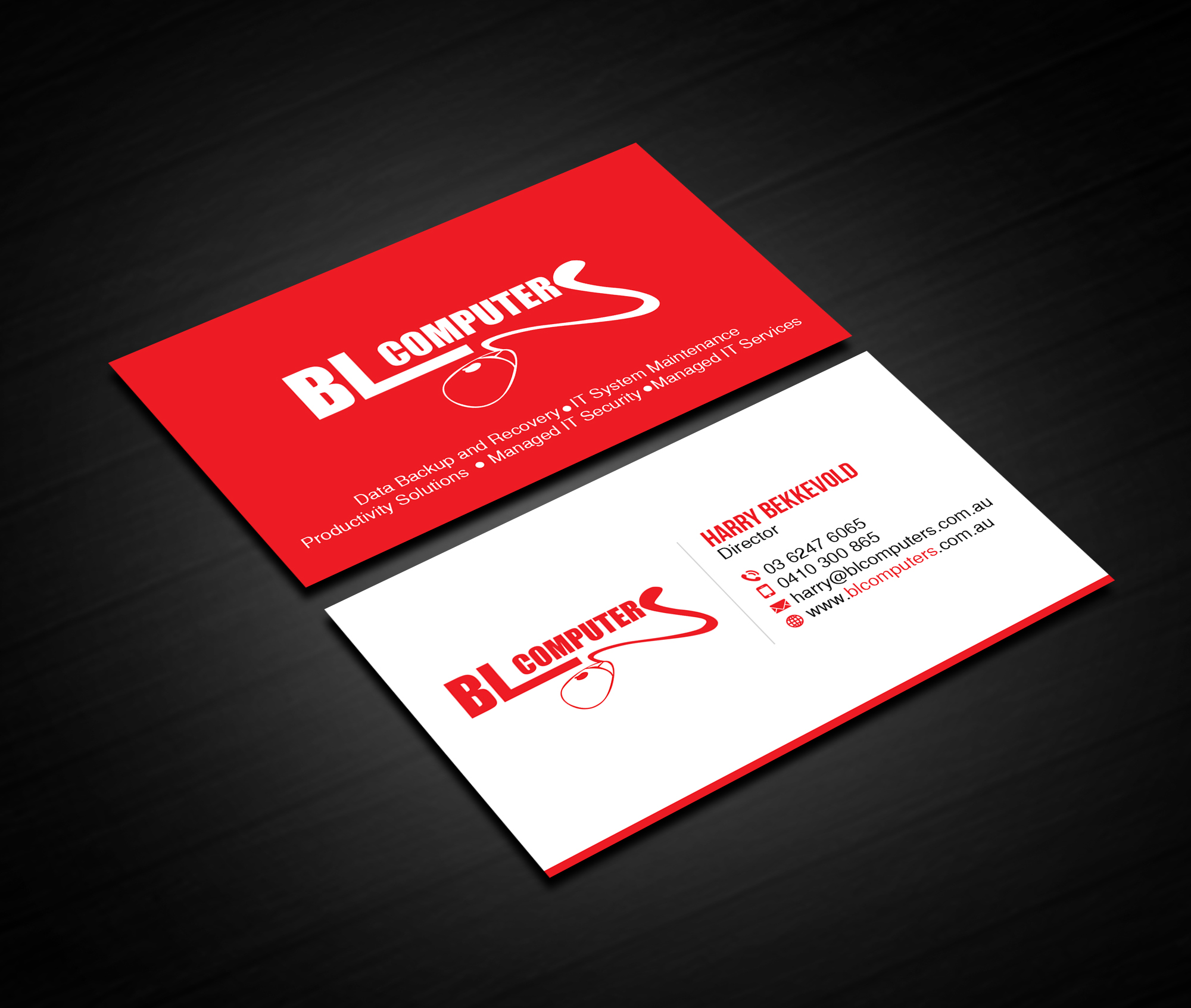 Business Card Design by Creations Box 2015 for BL Computers | Design #25241029