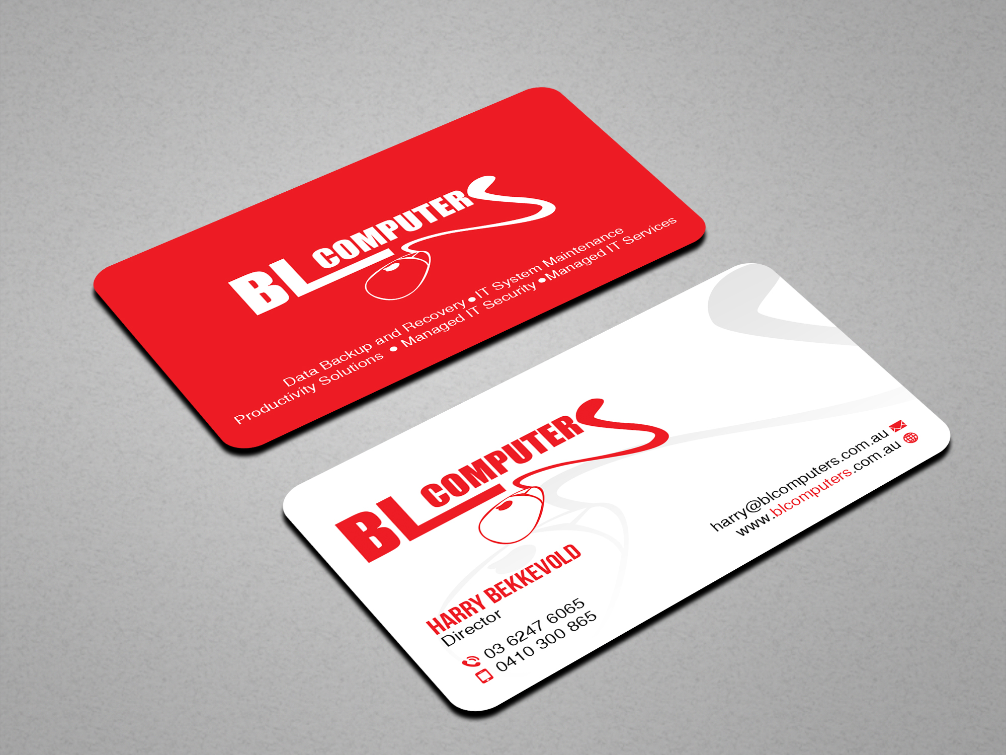 Business Card Design by Creations Box 2015 for BL Computers | Design #25241030