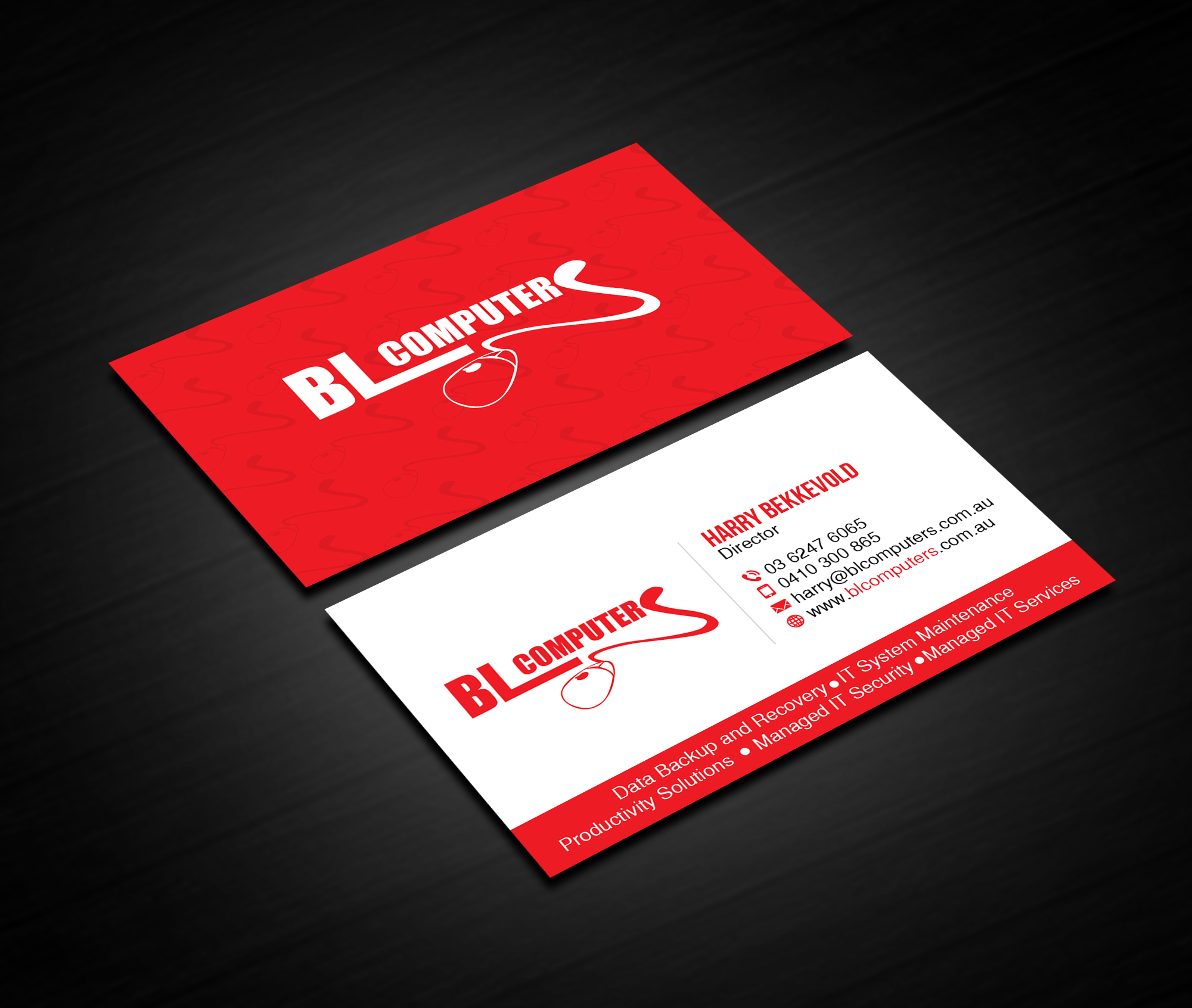 Business Card Design by Creations Box 2015 for BL Computers | Design #25241031