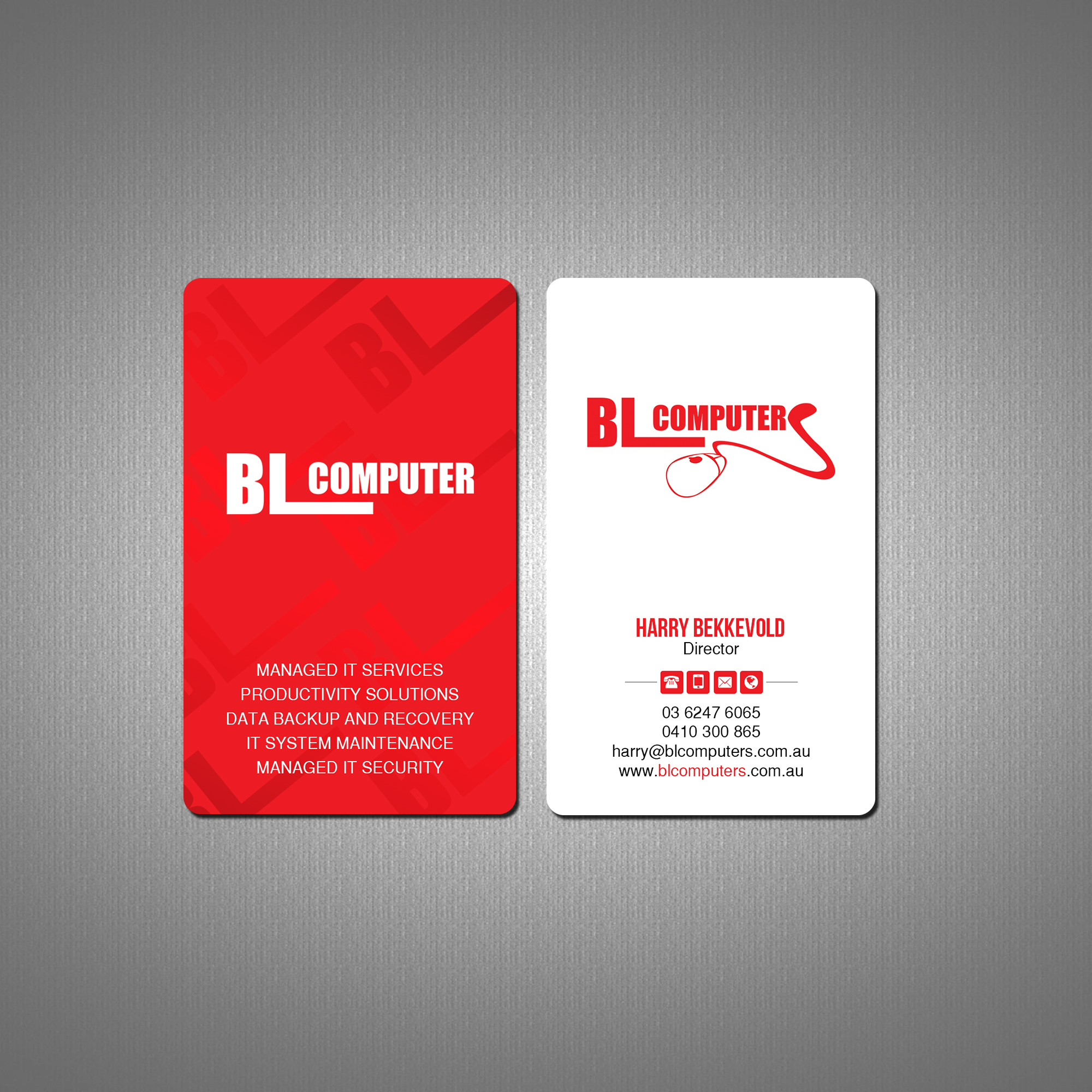 Business Card Design by Creations Box 2015 for BL Computers | Design #25241046