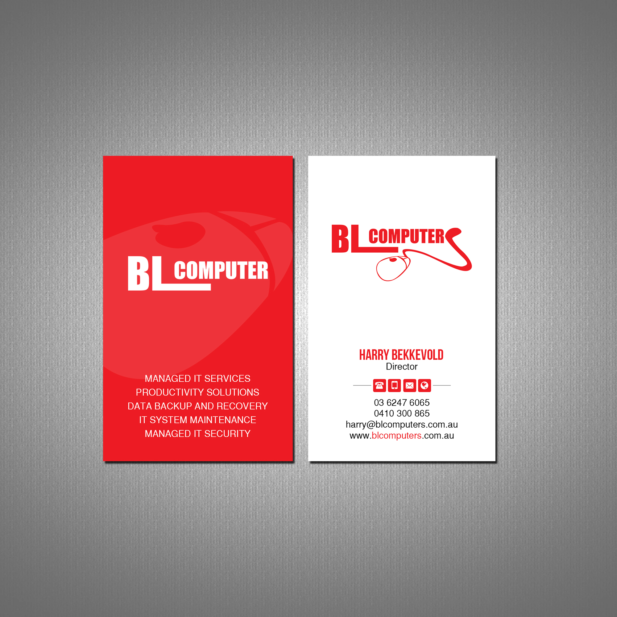 Business Card Design by Creations Box 2015 for BL Computers | Design #25241049