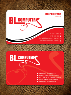 Diseño de Tarjeta de Presentación por LAXMI DESIGNHUB para BL Computers | Diseño: #25240729