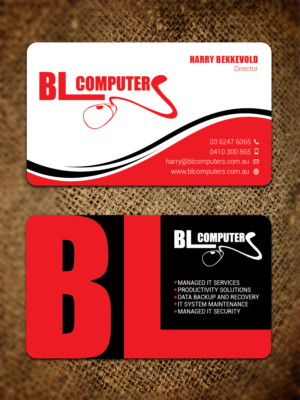Diseño de Tarjeta de Presentación por LAXMI DESIGNHUB para BL Computers | Diseño: #25240739
