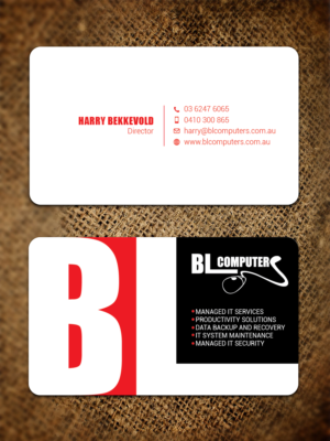 Diseño de Tarjeta de Presentación por LAXMI DESIGNHUB para BL Computers | Diseño: #25240743