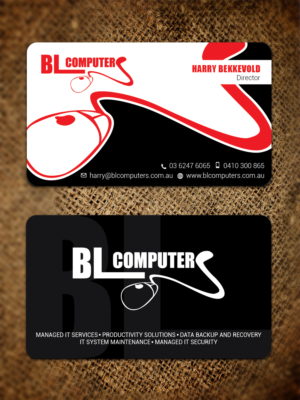 Diseño de Tarjeta de Presentación por LAXMI DESIGNHUB para BL Computers | Diseño: #25240745