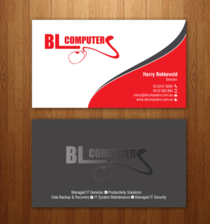 Visitenkarten-Design von chandrayaan.creative für BL Computers | Design #25238681