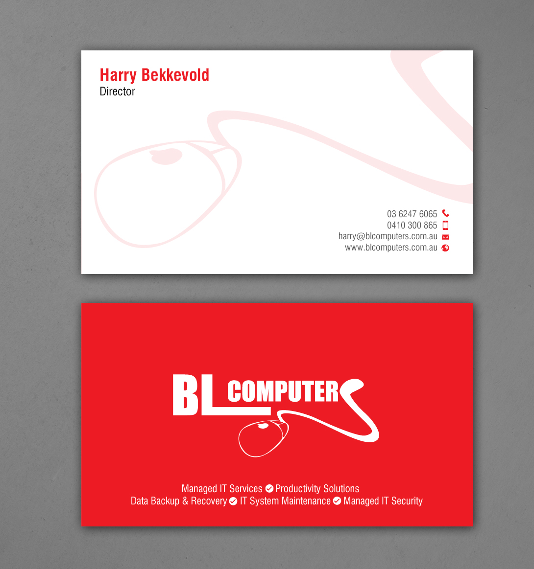 Business Card Design by chandrayaan.creative for BL Computers | Design #25238692