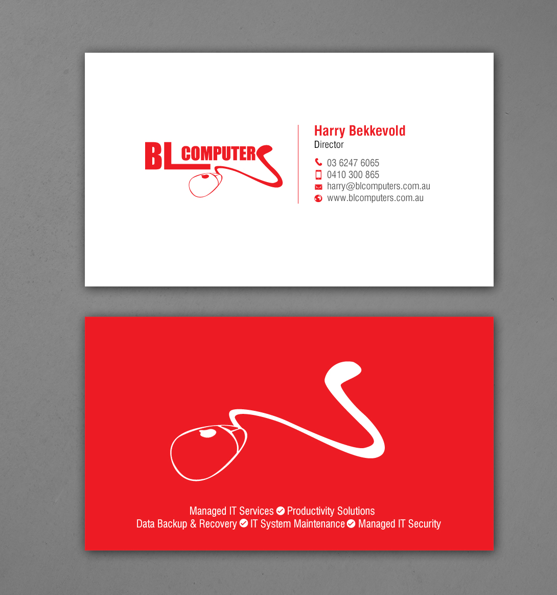 Business Card Design by chandrayaan.creative for BL Computers | Design #25238695