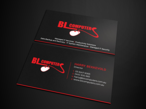 Business Card Design by Tripti Ranjan Gain for BL Computers | Design: #25255291