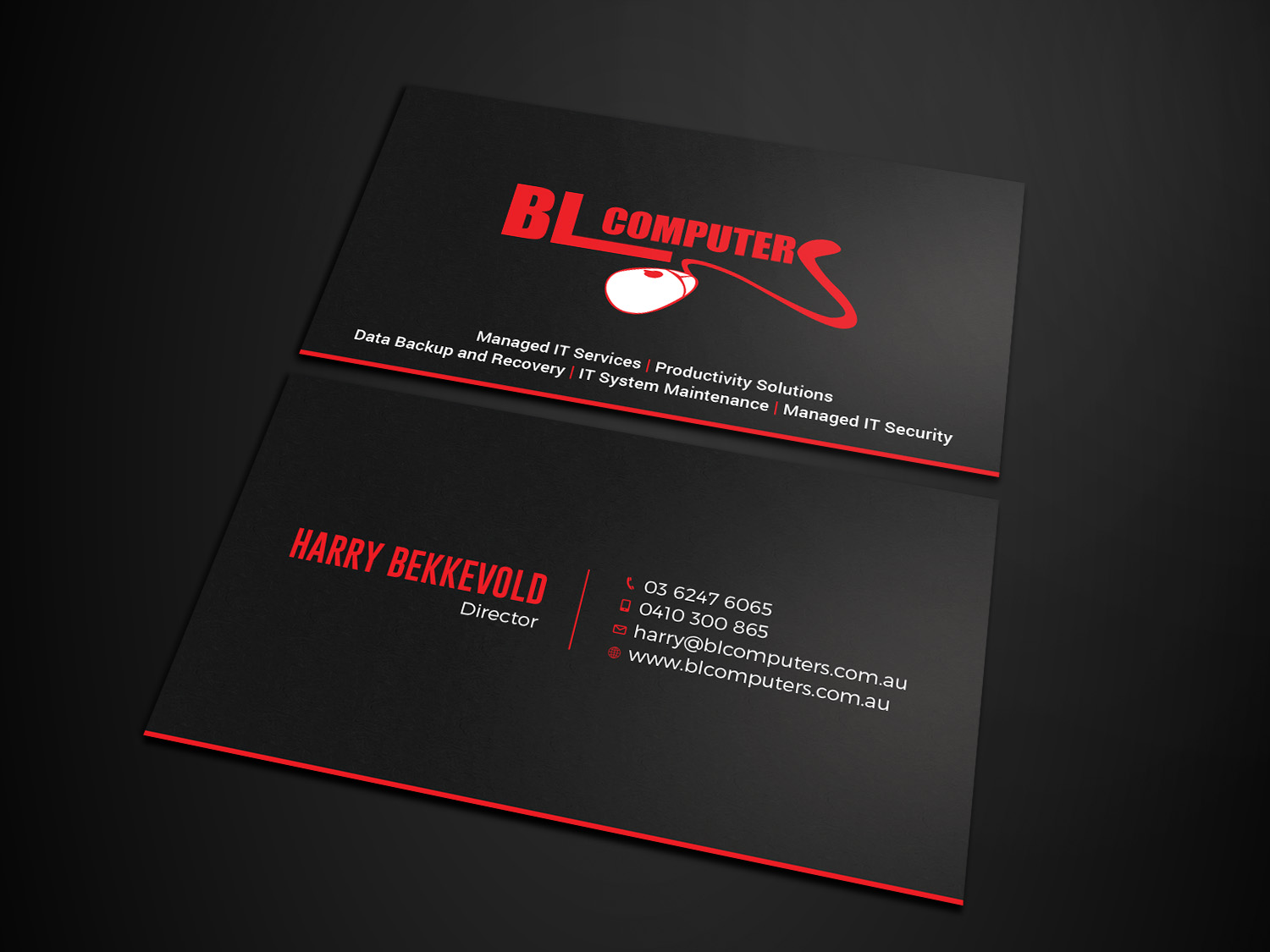 Business Card Design by Tripti Ranjan Gain for BL Computers | Design #25255294