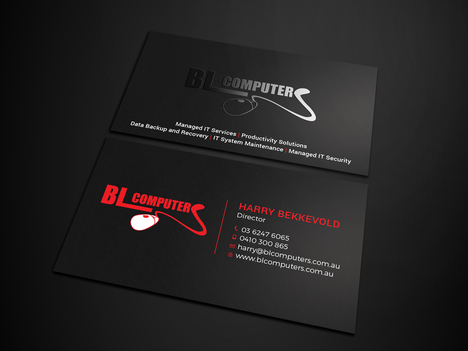 Business Card Design by Tripti Ranjan Gain for BL Computers | Design #25255295